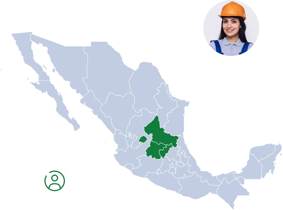 Mapa de Out Helping en el Bajío